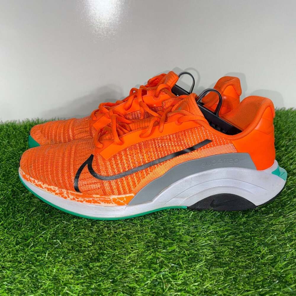 Nike Men’s Orange and Teal Athletic Shoes